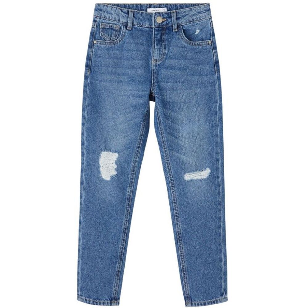 Name It Girls Relaxed Mom Jeans / Blue